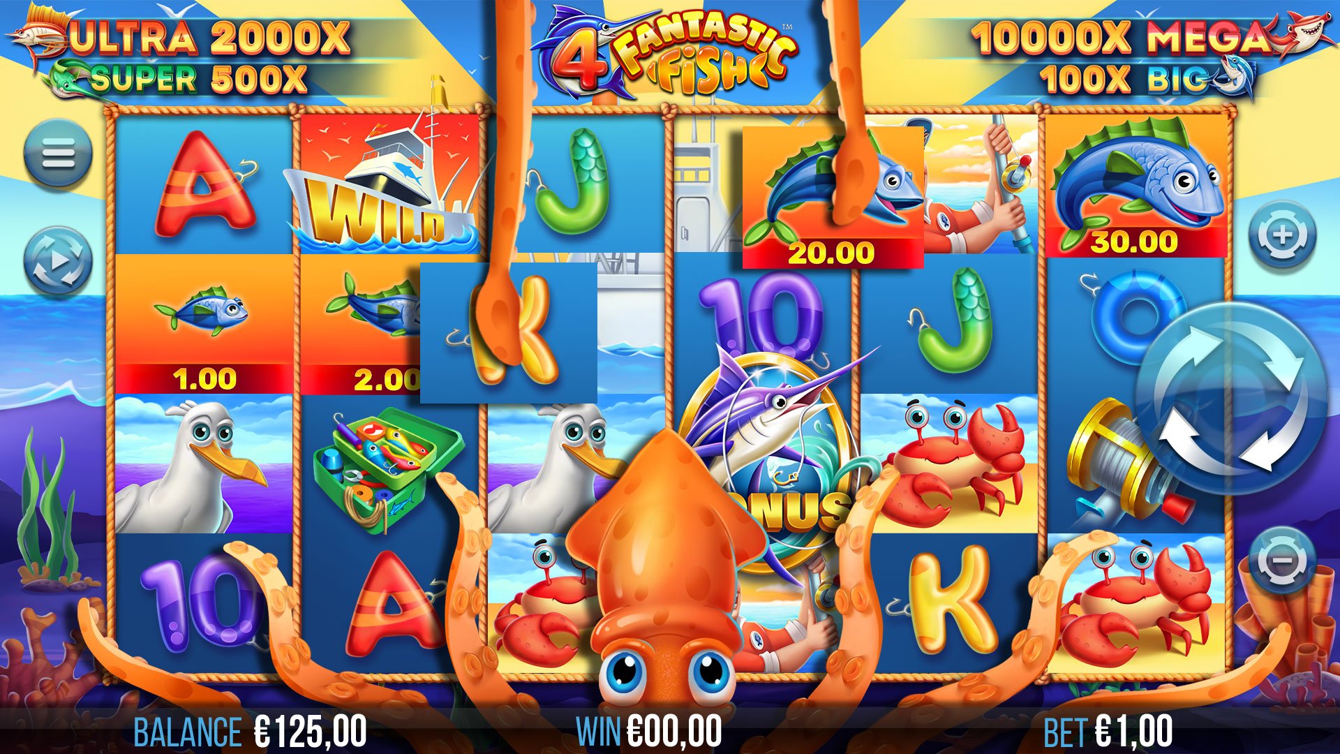 4 Fantastic Fish Slot เกมตกปลา fun88 1