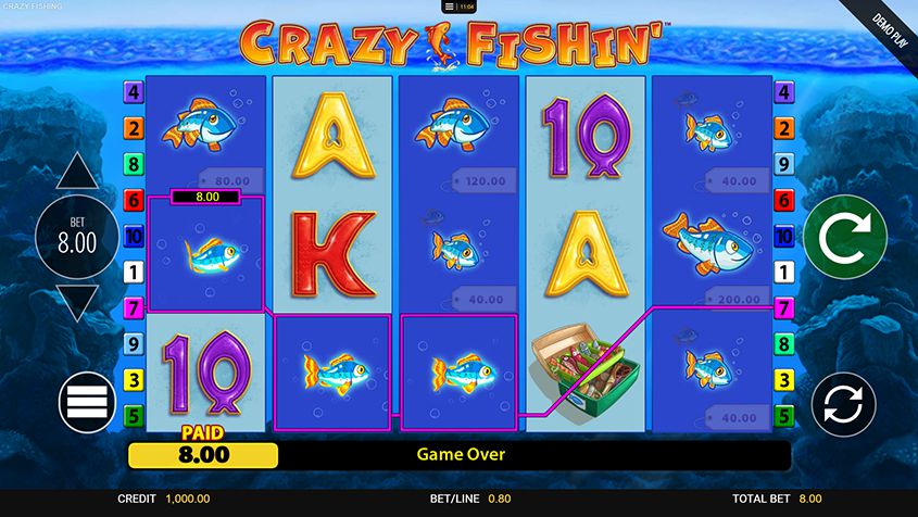 Crazy Fishin' Slot play fish shooting game fun88 1
