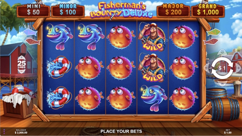 Fisherman's Bounty Deluxe Slot fish shooting game fun88 1